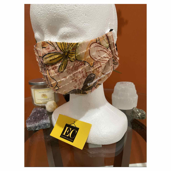Floral Washable Face Mask - Eccentrik Collections, LLC