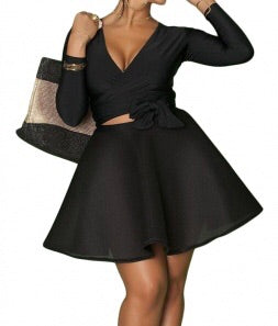 Plus Size Two Piece Skirt Set - Eccentrik Collections, LLC