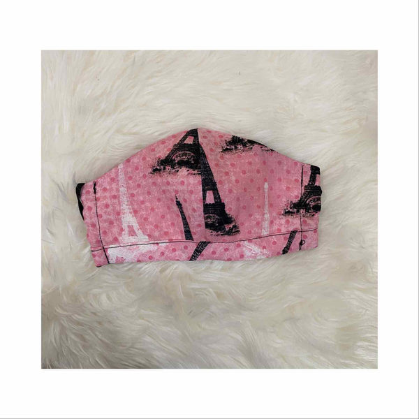 Young Kids Eiffel Tower Washable Face Mask - Eccentrik Collections, LLC