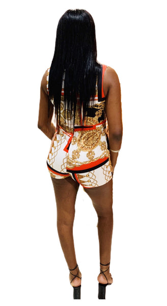 Sexy multicolor Romper - Eccentrik Collections, LLC