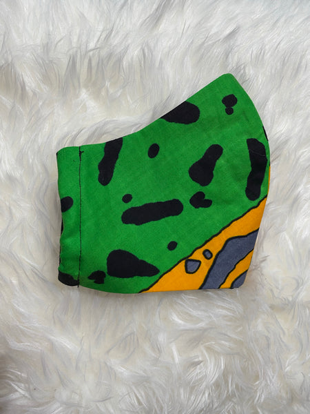African Print Washable Face Mask (Unisex) - Eccentrik Collections, LLC