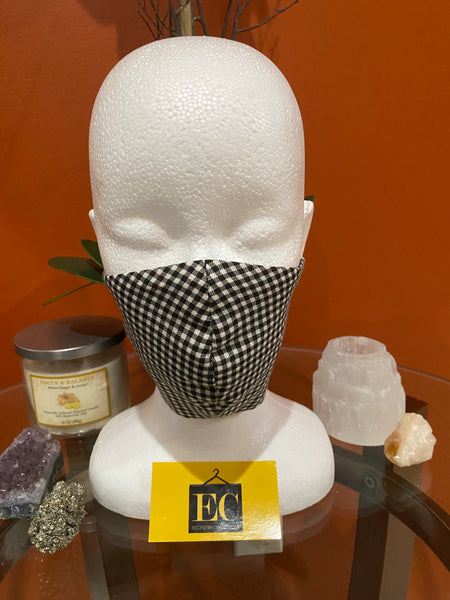 Adults & Kids Checkered Washable Face Mask (Only ONE Left) - Eccentrik Collections, LLC