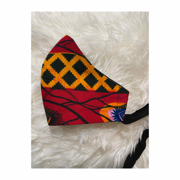 African Print Washable Face Mask - Eccentrik Collections, LLC