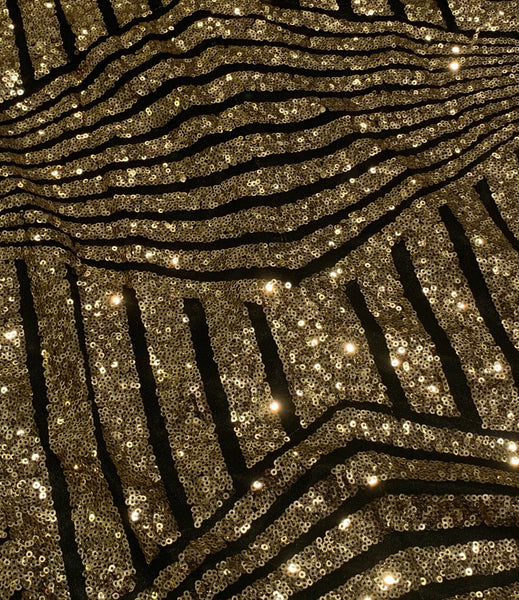 Short Sleeve Sequins Mini Dress - Eccentrik Collections, LLC