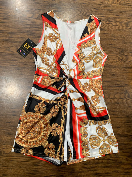 Sexy multicolor Romper - Eccentrik Collections, LLC