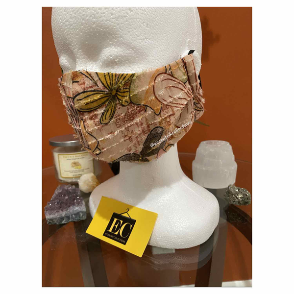 Floral Washable Face Mask - Eccentrik Collections, LLC 