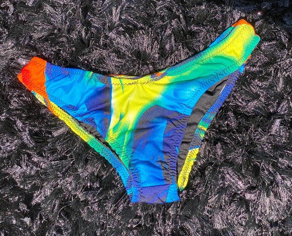 MultiColor Two Piece Bikini Swimsuit Set - Eccentrik Collections, LLC 
