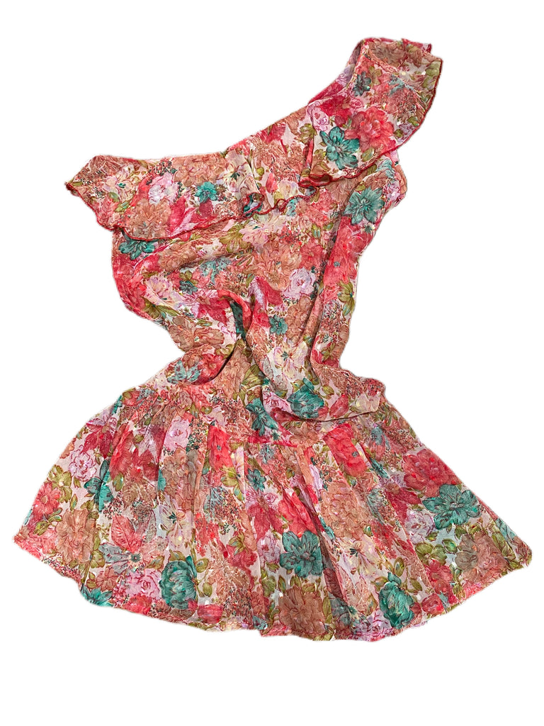 Handmade Sheer Floral Dress - Eccentrik Collections, LLC 