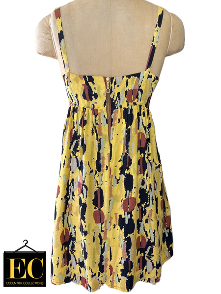 Handmade Yellow Babydoll Dress - Eccentrik Collections, LLC 