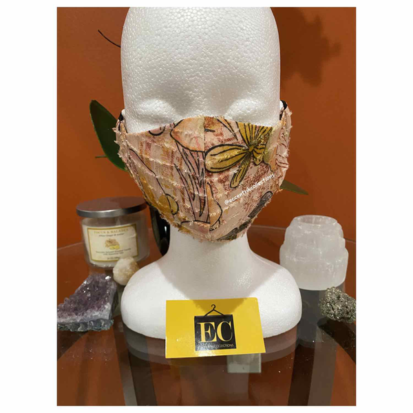 Floral Washable Face Mask - Eccentrik Collections, LLC 