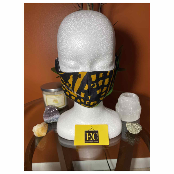African Print Washable Face Mask - Eccentrik Collections, LLC 